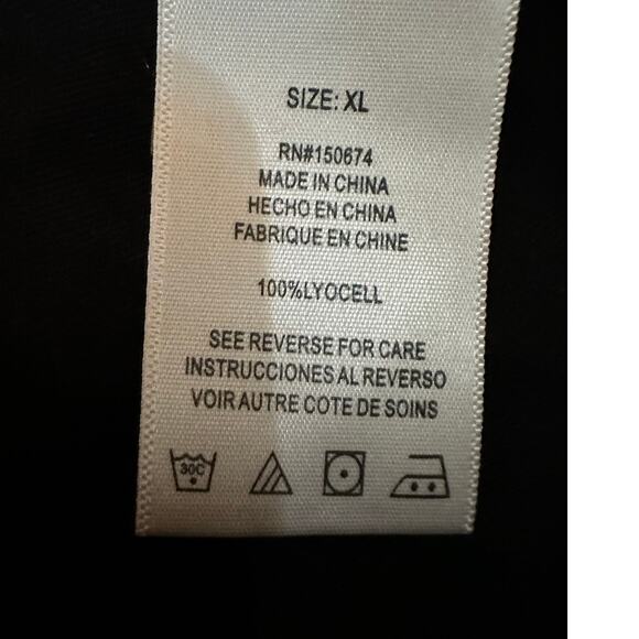 Wash Lab Women's Road Trip Split Hem Zip Up Jacket Black Size XL NWT Lightweight - Picture 8 of 12